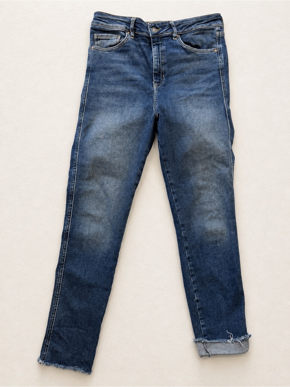 We The Free by Free People Midwash Blue High Rise Skinny Jeans